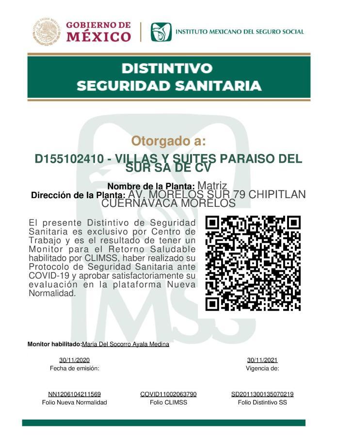 Villas Y Suites Paraiso Del Sur 库埃纳瓦卡 外观 照片